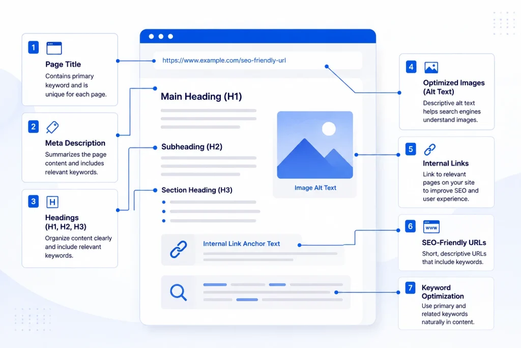 Key elements of on-page SEO for better Google rankings