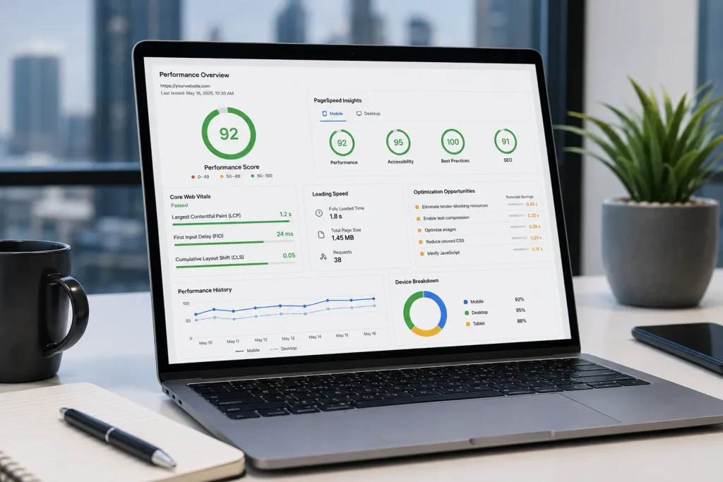 Website speed optimization for better SEO performance